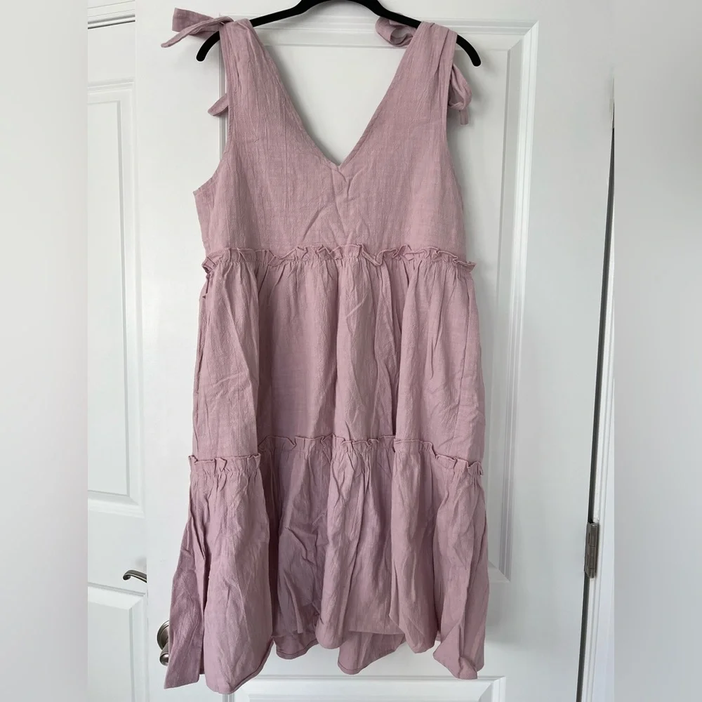 NWT Petal & Pup Erenda Lilac Sleeveless Tiered Dress - Picture 12 of 14